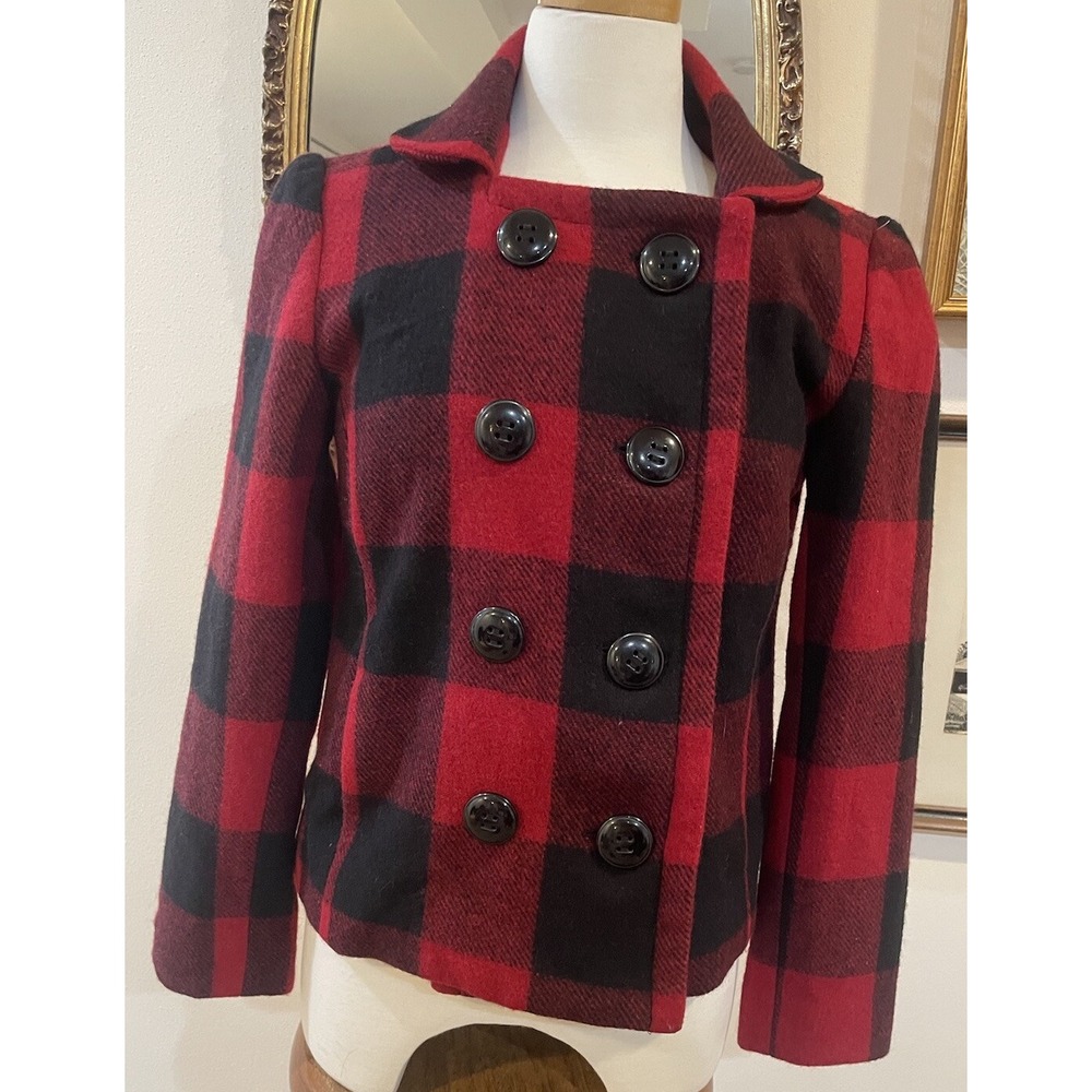 Classic Relativity Blazer Jacket Wool Buffalo Pla… - image 3